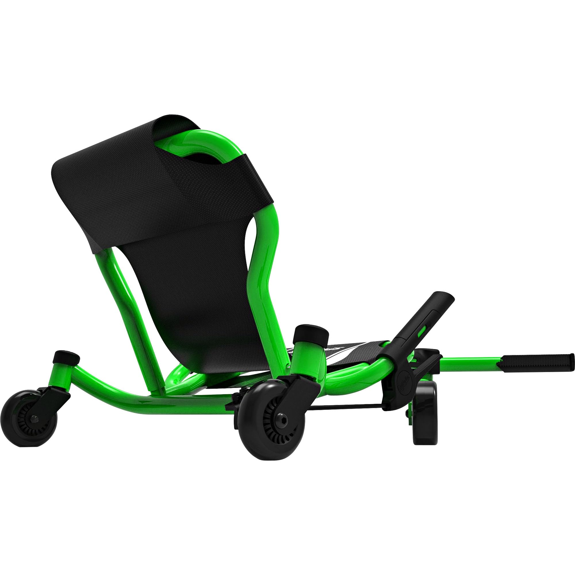 EzyRoller Spinner Ride On Scooter for Kids & Toddlers, Outdoor Ride on Toy with Caster Wheels for Drifting & Tight Turning, Up to 150 lbs, Ages 4 & Up - Green