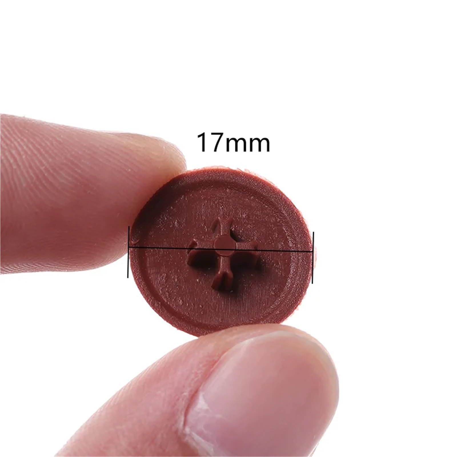 Plastikowe zaślepki na śruby zawiasach | Wielokolorowe 17mm 200szt. Plastikowe zaślepki na śruby na zawiasach do mebli samochodowych(D)