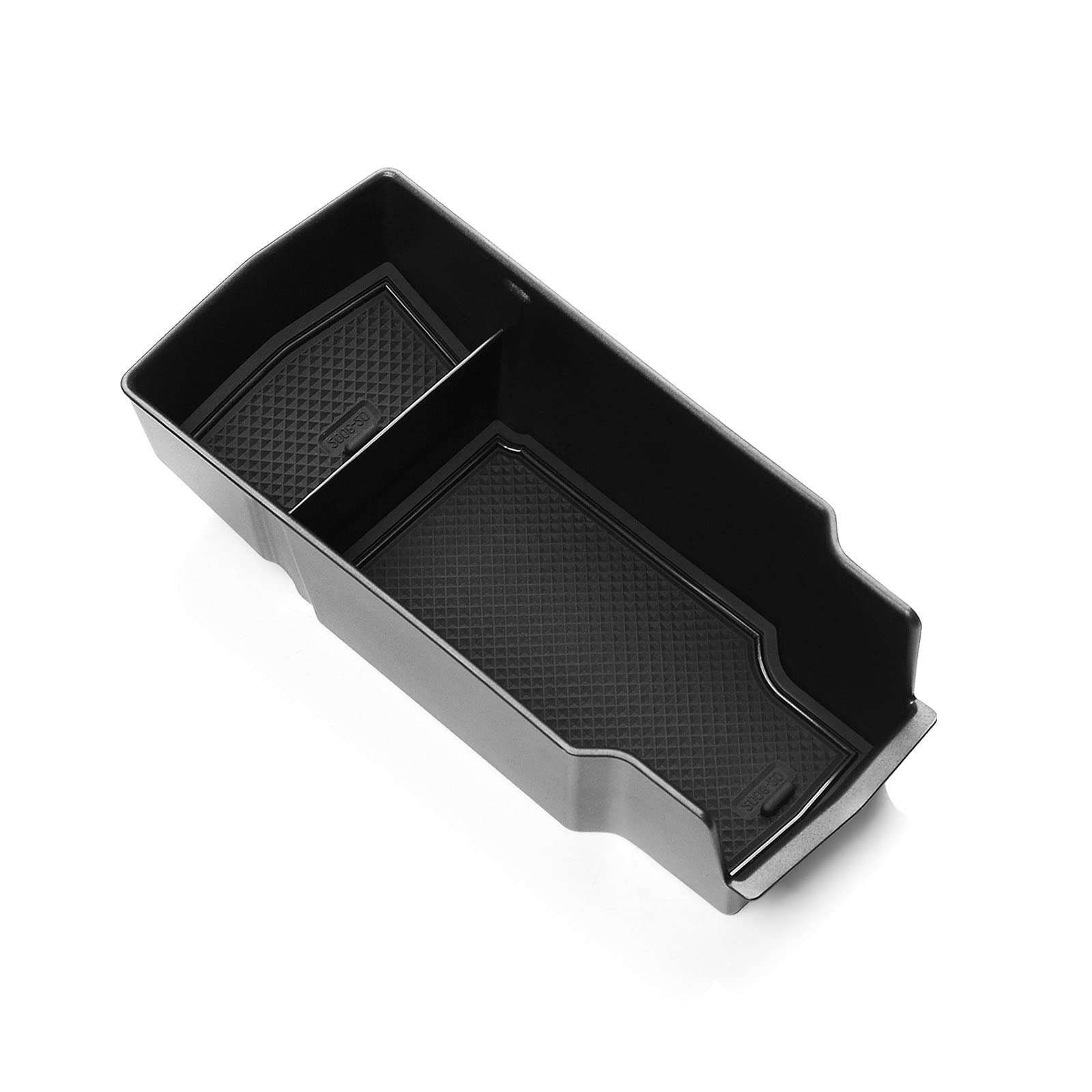 GAFAT New Peugeot 208 2008/ e-208 e-2008 2020-2024 2025 Car Armrest Tray, Center Console Organizer, Peugeot 208 2023 Restyling Armrest Storage Box Container with Coin and Sunglass Holder (Black2)