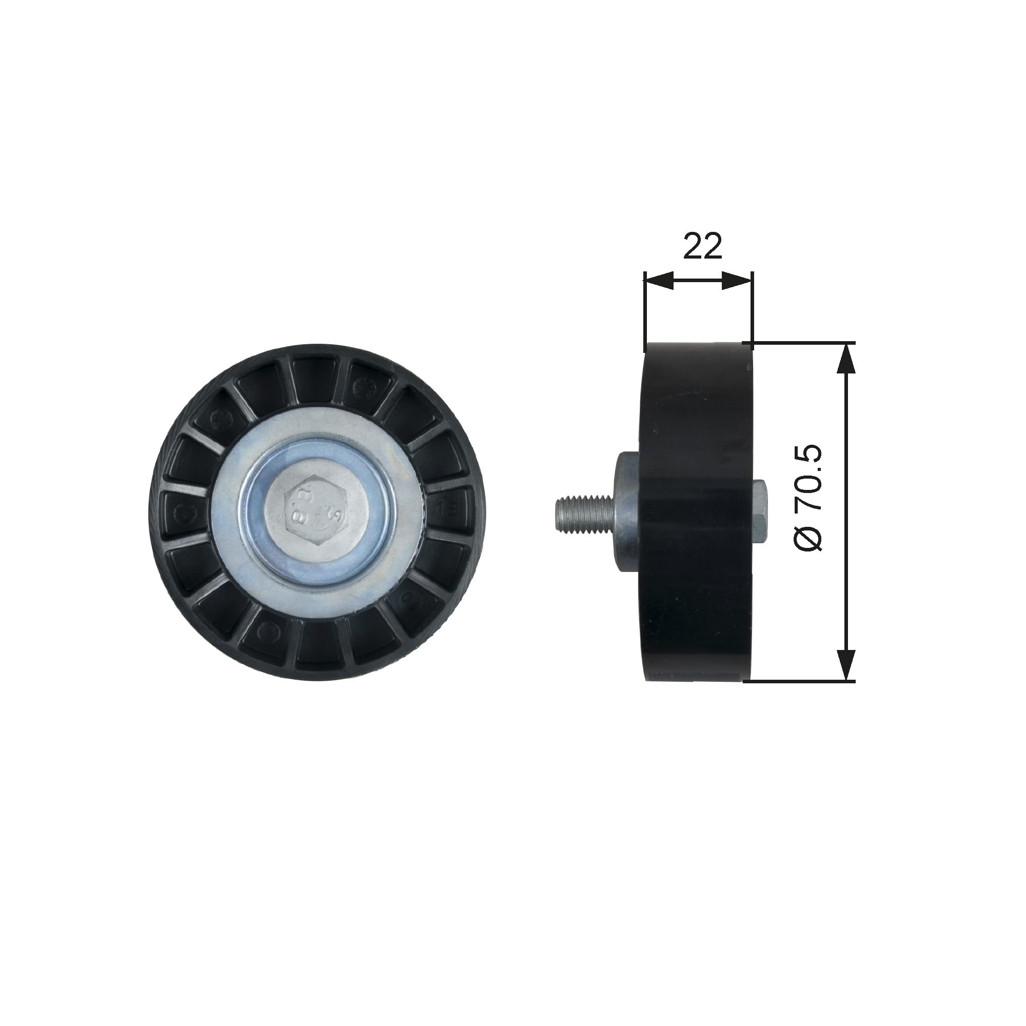 4x ✅Fits GATES T36607 T36607 DRIVEALIGN MV IDLER  ⭐UK Seller⭐