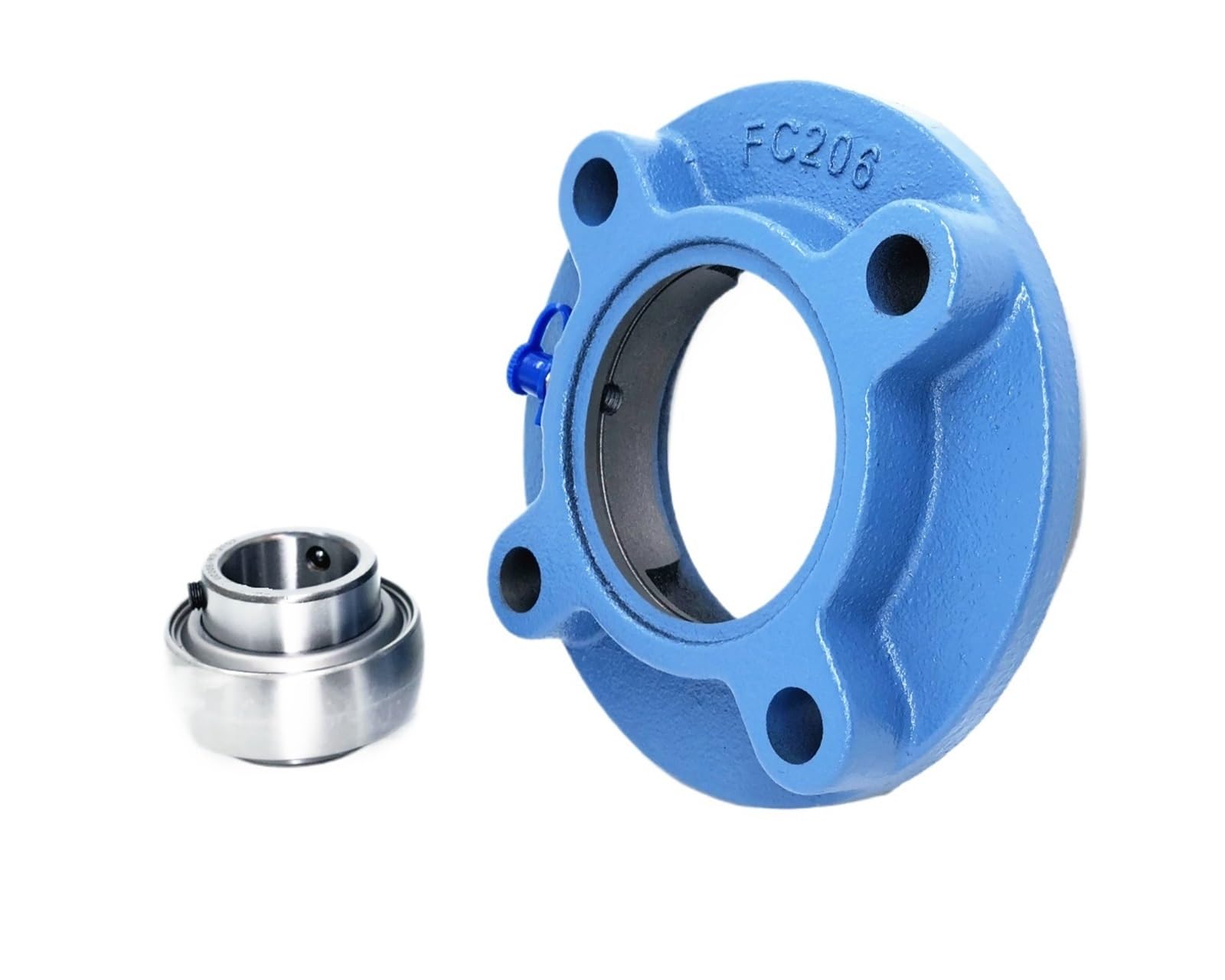 Roulement à semelle Roulement sphérique à base circulaire, grande vitesse et haute précision(UCFC206(Inner 30mm))