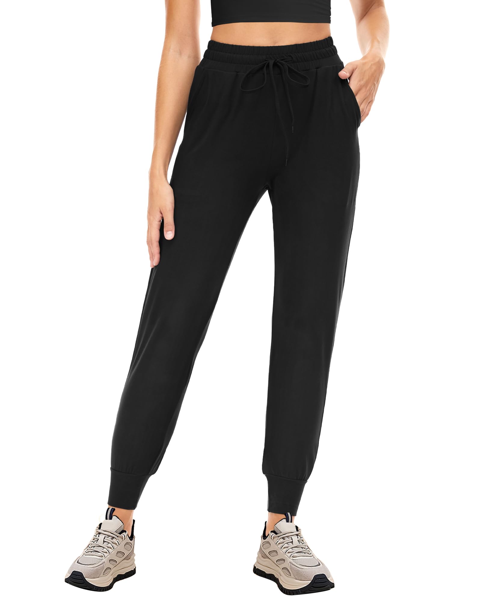 CAMPSNAIL Jogginghose Damen Sommerhose Lang Sporthose Atmungsaktiv Freizeithose Sweatpants Joggpants Weich Leggings für Fitness Yoga Freizeit
