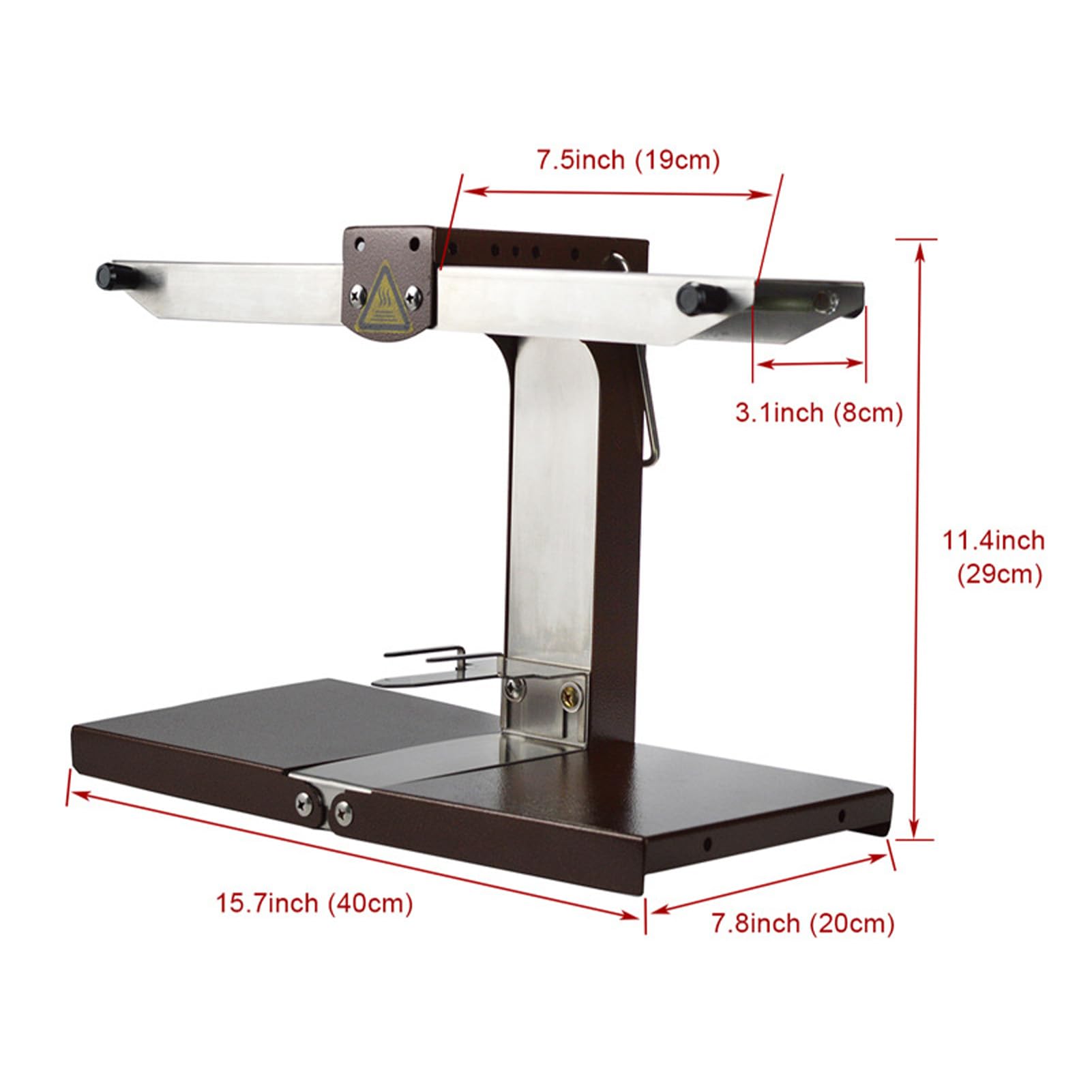 Calentador eléctrico de queso ajustable de 1000 W, calentamiento rápido para nachos, restaurantes y cocinas