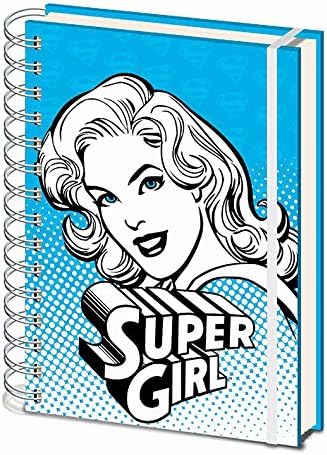 DC Comics A5 SR72117 "Supergirl" Notebook - Blue