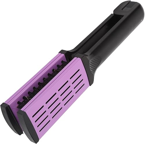 Miniatura 9 de Dioche Cepillo de pelo con abrazadera de cerdas, peine alisador de pelo, suave de doble cara con mango ergonómico para alisar y alisar el cabello