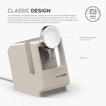 elago Stand for Apple Watch 4点セット(W3〜W6) Amazon.com: elago W3 Stand Compatible with Apple Watch
