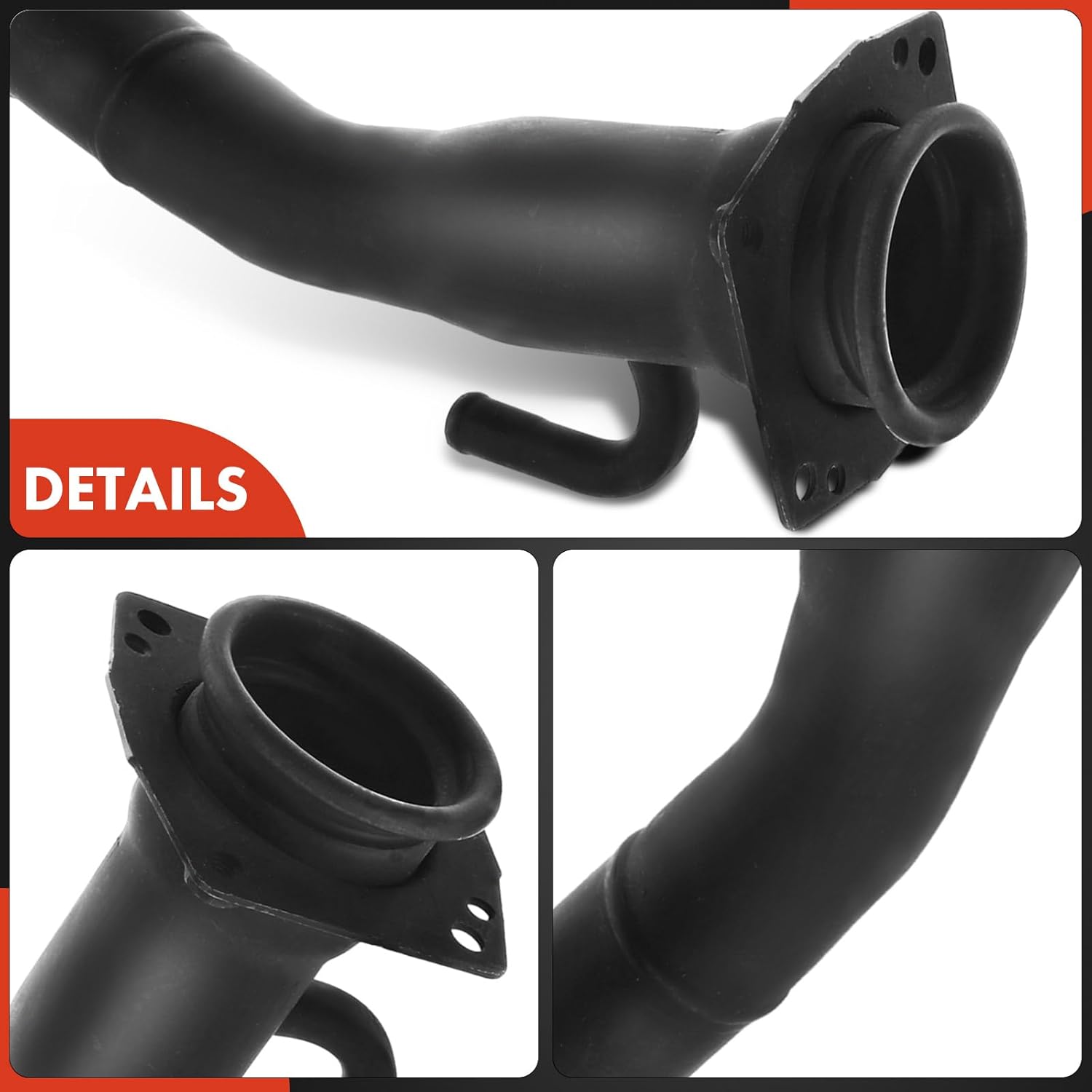 A-Premium Fuel Tank Filler Neck Pipe Hose Compatible with Chevrolet Tracker 1999-2000 & Suzuki Grand Vitara 1999-2000, Vitara 1999-2001, Replace# 8920165D30, 91175034