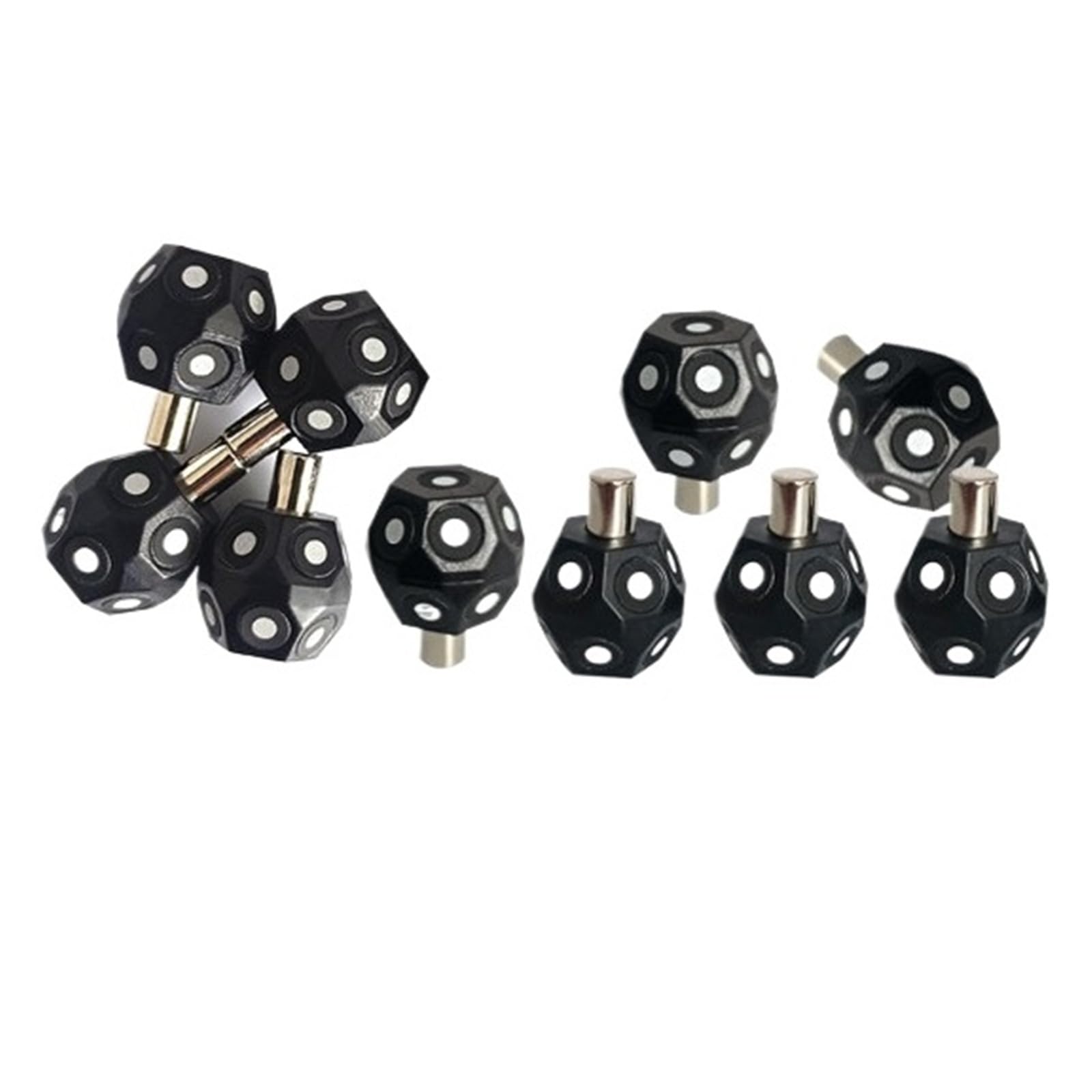 Marker magnetyczny sześciokątna kula skaner 3D punkt docelowy odblaskowe kropki znacznikowe do przemysłowego skanowania optycznego 6MM(20pcs)