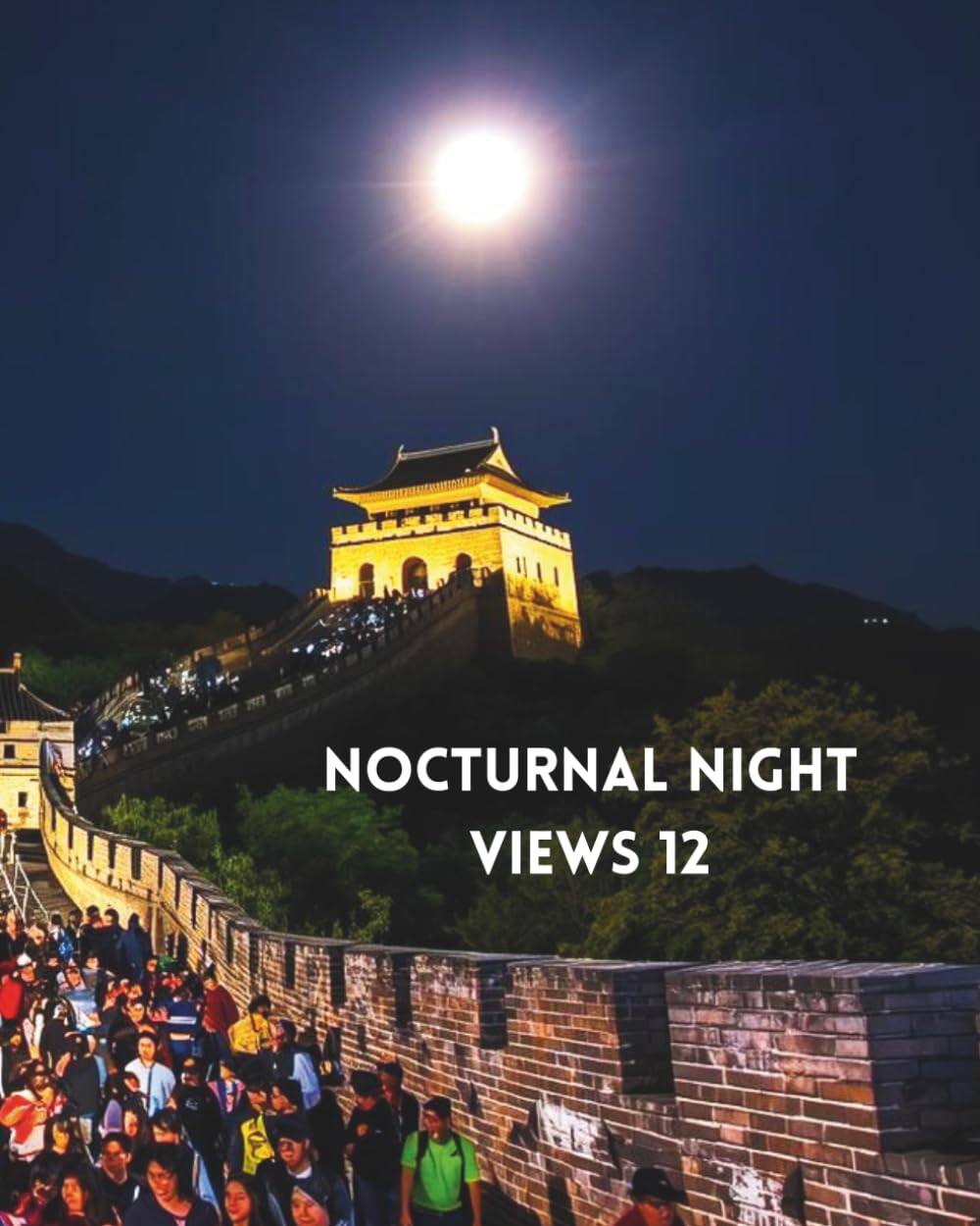 NOCTURNAL NIGHT VIEWS 12: A COLOURING BOOK OF CHINA AT NIGHT