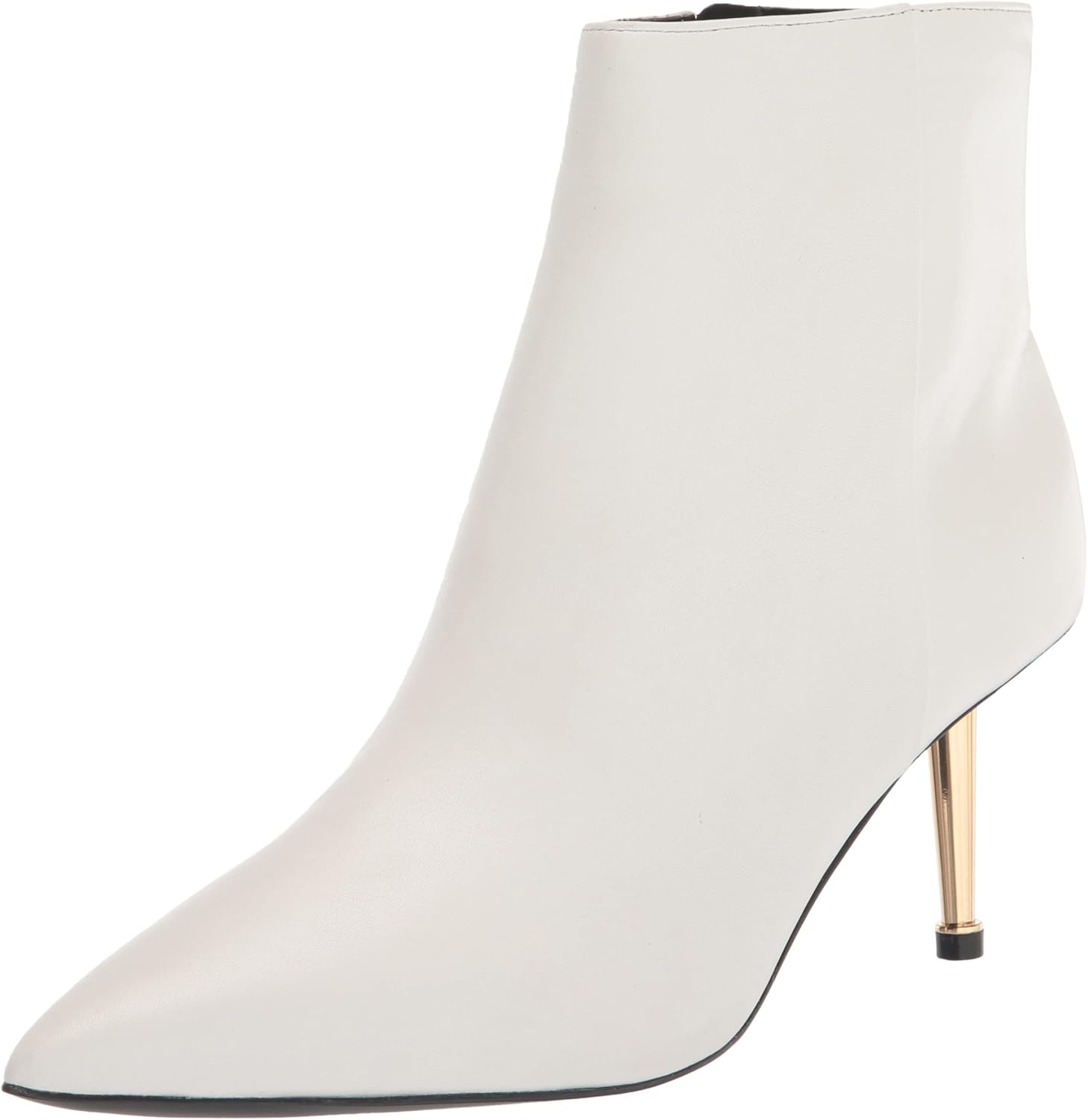 Nine West Women's RITAA Ankle Boot, White, 10