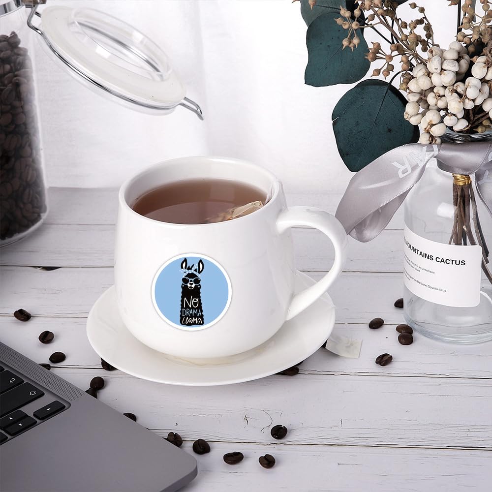 60Pcs Alpaca Stickers Laptop Car Scrapbook Phone Skateboard Suitcase Luggage Bike Lama Glama Stickers Vinyl Waterproof Aesthetic Personalised Stickers for Teens Boys Girls Adults Children - Image 2