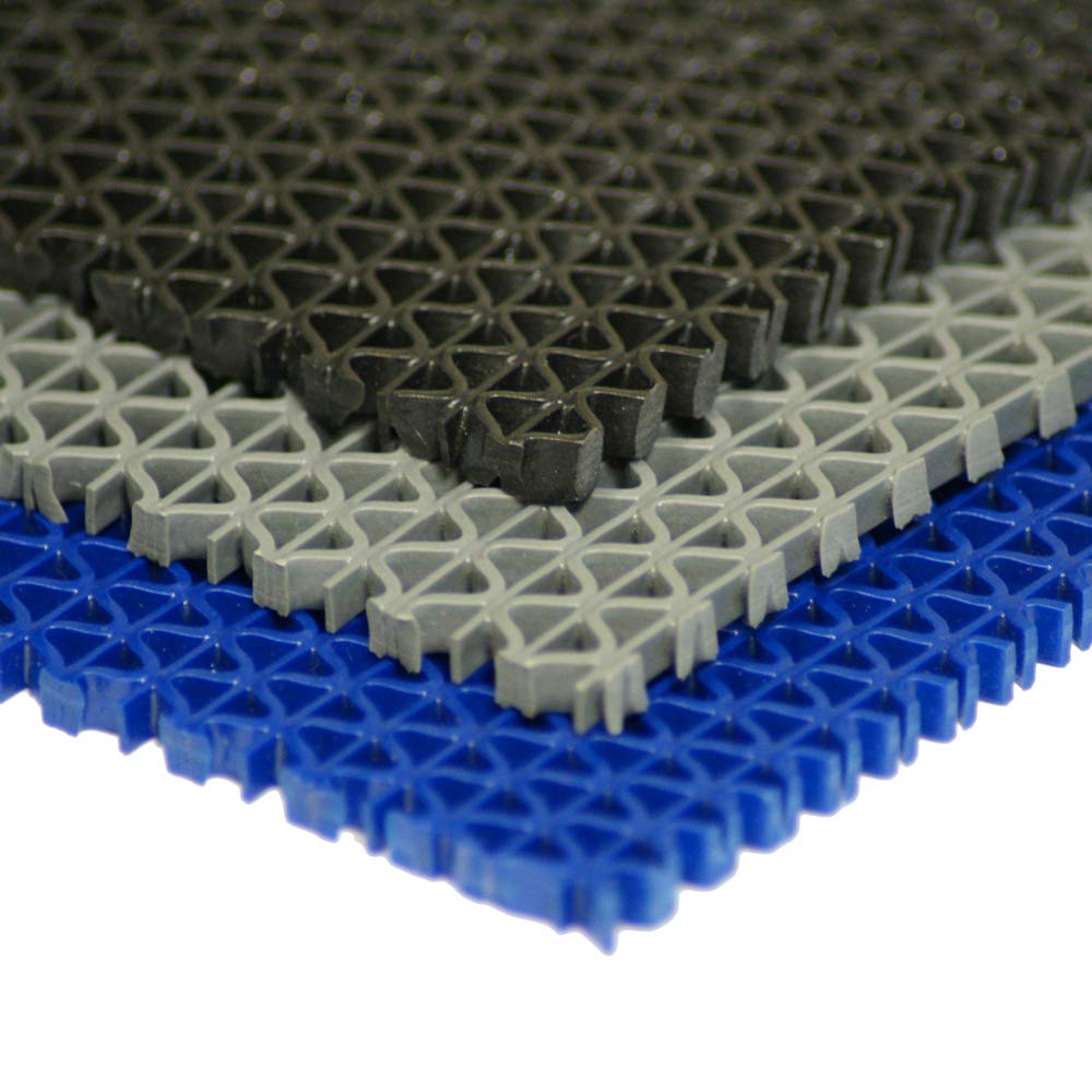 Rubber-Cal 03-W246-BL-05 S-Grip PVC Runner - 3/16” x 4' x 5' - Blue — Amazon image 2