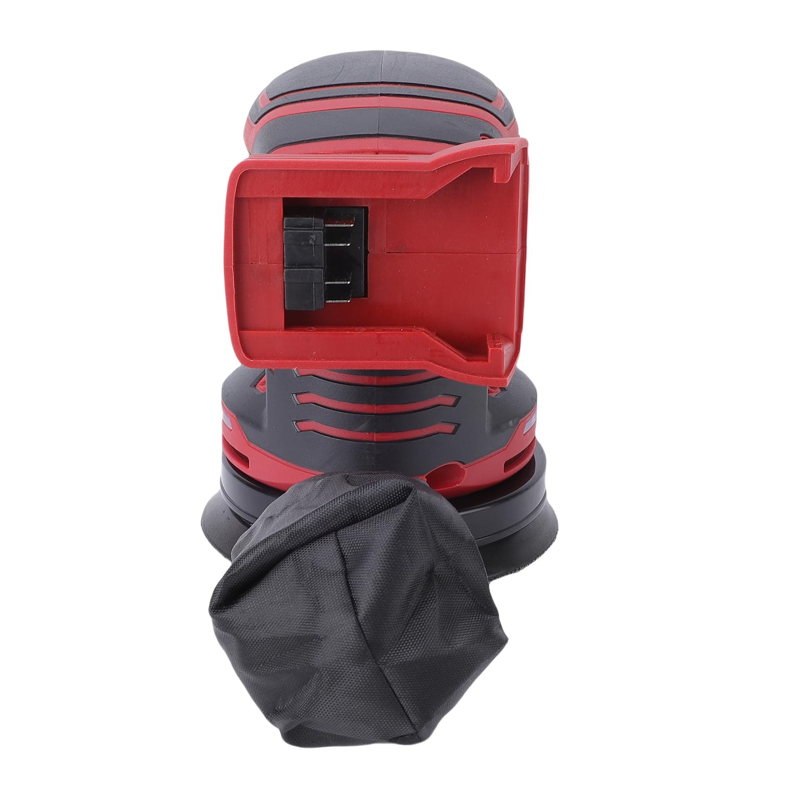 Hyuduo Miwok Lijadora Pulidora Inalámbrica de 18 V, Motor de 300 W con 3 Velocidades 7000 9500 11000 RPM, Lijadora de 125 Mm y 5 Pulgadas para Pulido de Pintura de Muebles de Metal y