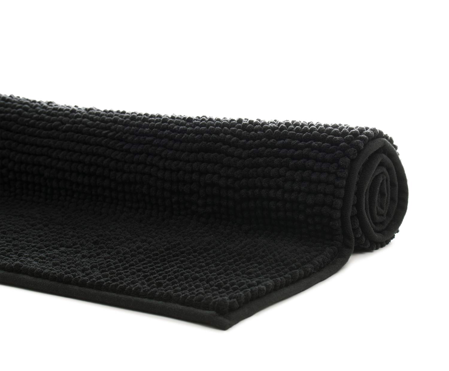 Gözze - Anti-Rutsch-Badematte, Superweich, 100% Mikrofaser, 70 x 120 cm - Graphit
