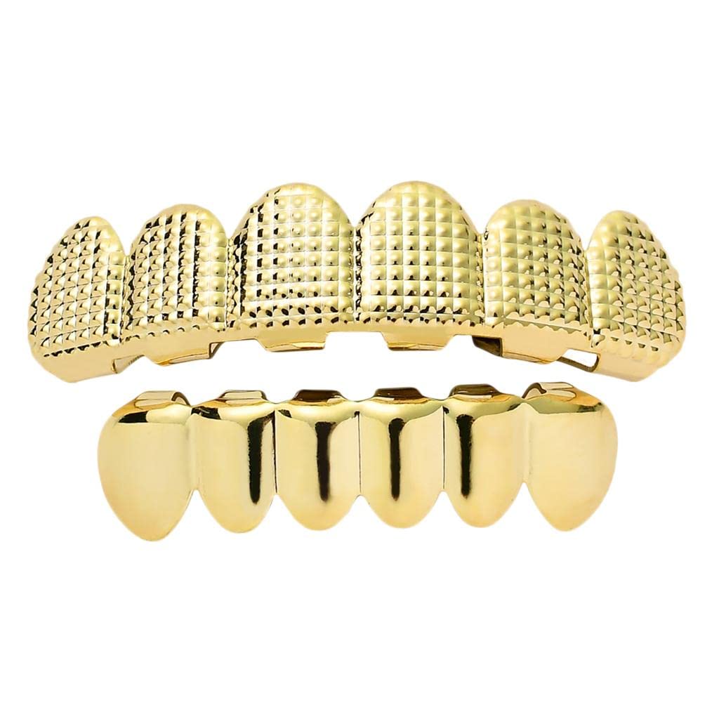 styleheaven Hip Hop Grill Teeth Fake Mouth Jewelry Costume Cosplay Decor Golden/Silver |Jewelry & Watches | Fashion Jewelry | Body Jewelry | Grillz Dental Grills-picture-22