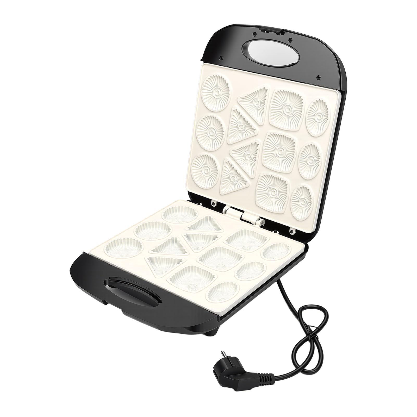 Generic Macchina per Biscotti Elettrica Potente Macchina per la Colazione con Ciambelle da 1400 W per Snack unici. Acciaio Inossidabile (Spina europea 220V)