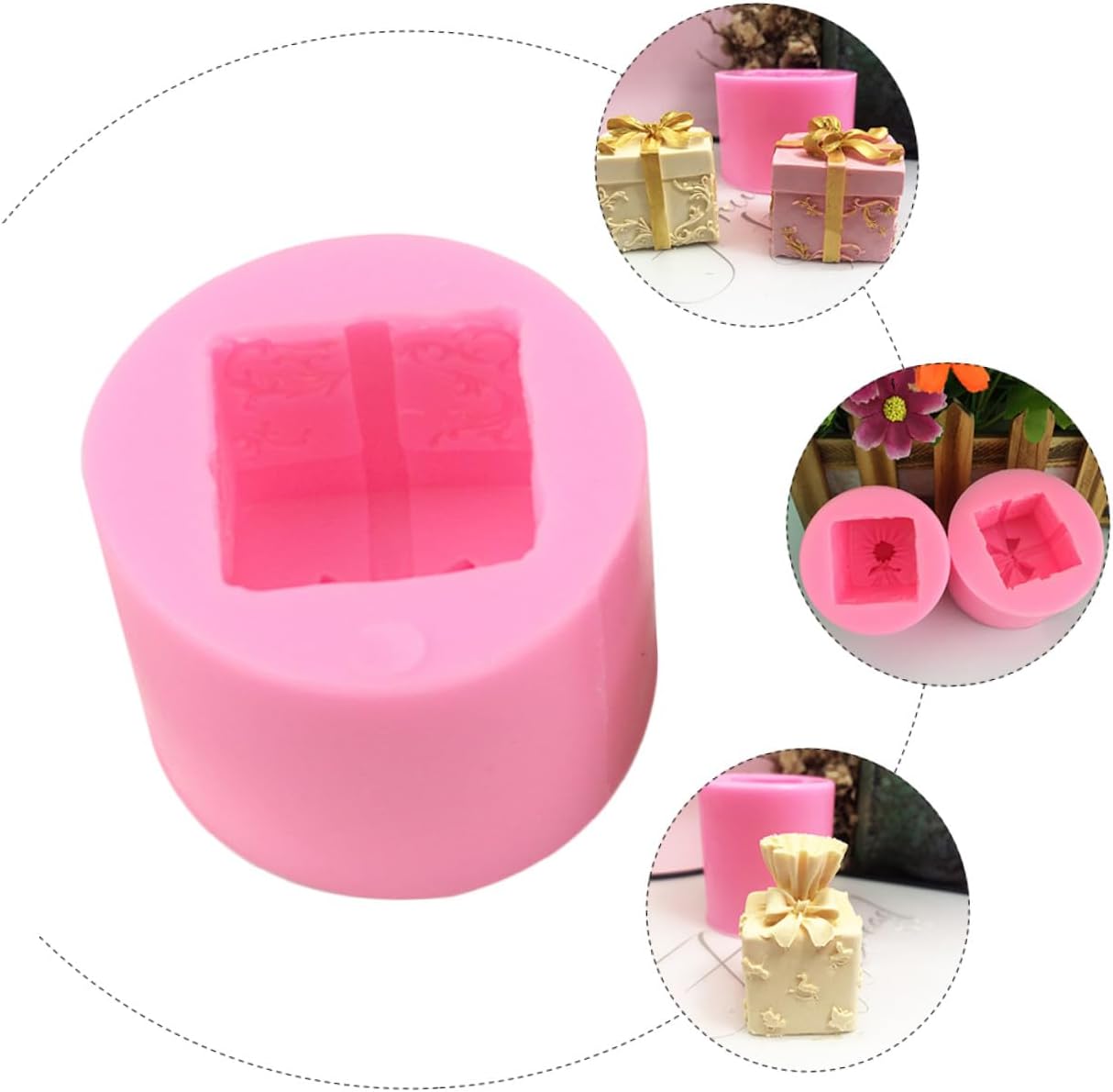 OSALADI Silicone Chocolate Mold and Cake Decoration Mould for DIY Fondant and Handmade Candles, Non-Stick Kitchen Baking Gadget for Dessert Crafting and Cake Decorating image 3