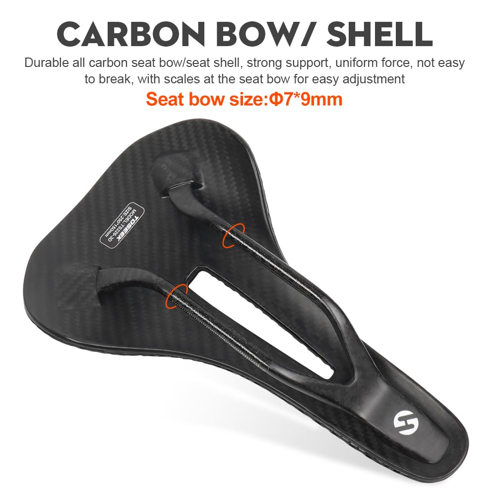 Selle De Vélo En Carbone Mat, Selle De Vélo Entièrement En Fibre De