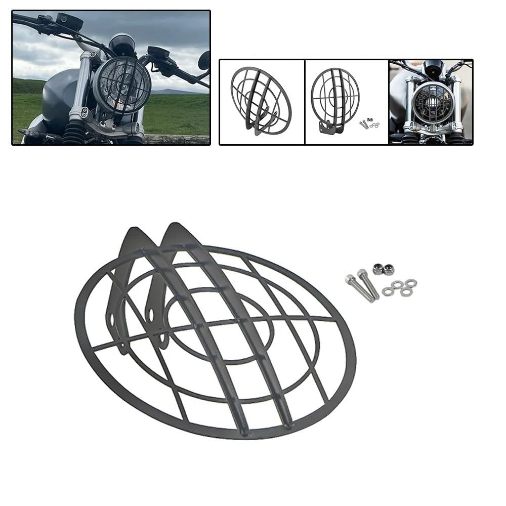 Osłona reflektora przedniego pasująca do BMW R9T 2014-2020, pasuje do reflektora motocyklowego, pasuje do osłony grilla