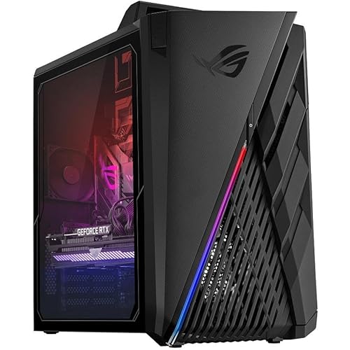 ASUS 2023 ROG Strix GA35CA Gaming Desktop PC, Factory Overclocked Intel Core i9-13900KF, NVIDIA GeForce RTX 4080, 1TB SSD Gen 4 + 2TB HDD, 32GB DDR5 RAM, Windows 11, G35CA-XB989,Black