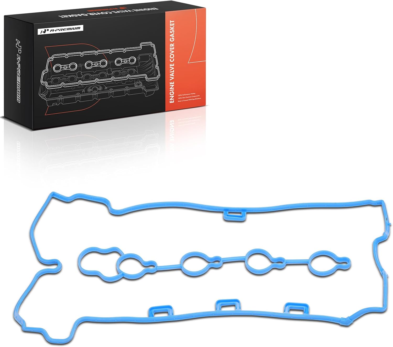 A-Premium Engine Valve Cover Gasket Set Compatible with Chevrolet Equinox, Malibu, Impala, Captiva Sport, HHR, Cobalt, Orlando & GMC Terrain & Buick LaCrosse, Verano, Regal & Pontiac Solstice & Saturn