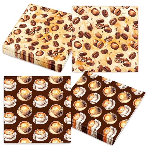 LaVenty Coffee Party Napkins for Wedding Shower