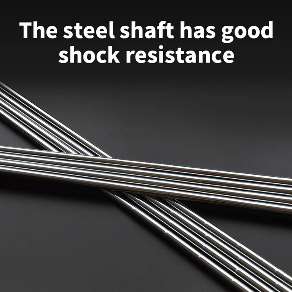 #7 Golf Iron for Men Women - with Rubber Grip and Carbon/Steel Shaft Golf Club Iron - Perfect for Single Club (with Steel Shaft(Red),#7)