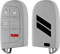 Vista 14 de Cubierta para llavero REMOCH para accesorios Dodge 5 botones Funda para llavero para Dodge Charger Challenger Dart Durango Journey Control remoto