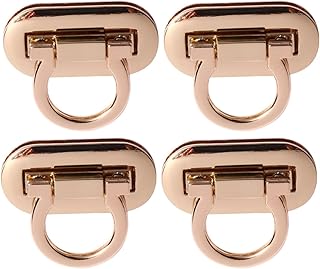 Uonlytech 4PCS Durable Alloy Padlocks Handbag Latch Die Casting Lock Suitcase Mortise Lock Accessories Handbag Hardware