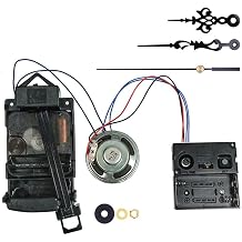 Clock Movement, Pendulum Quartz Clock Movement With Westminster Music Chime Box, DIY Swing Drive Hourly Chime Accessory SpeakerA