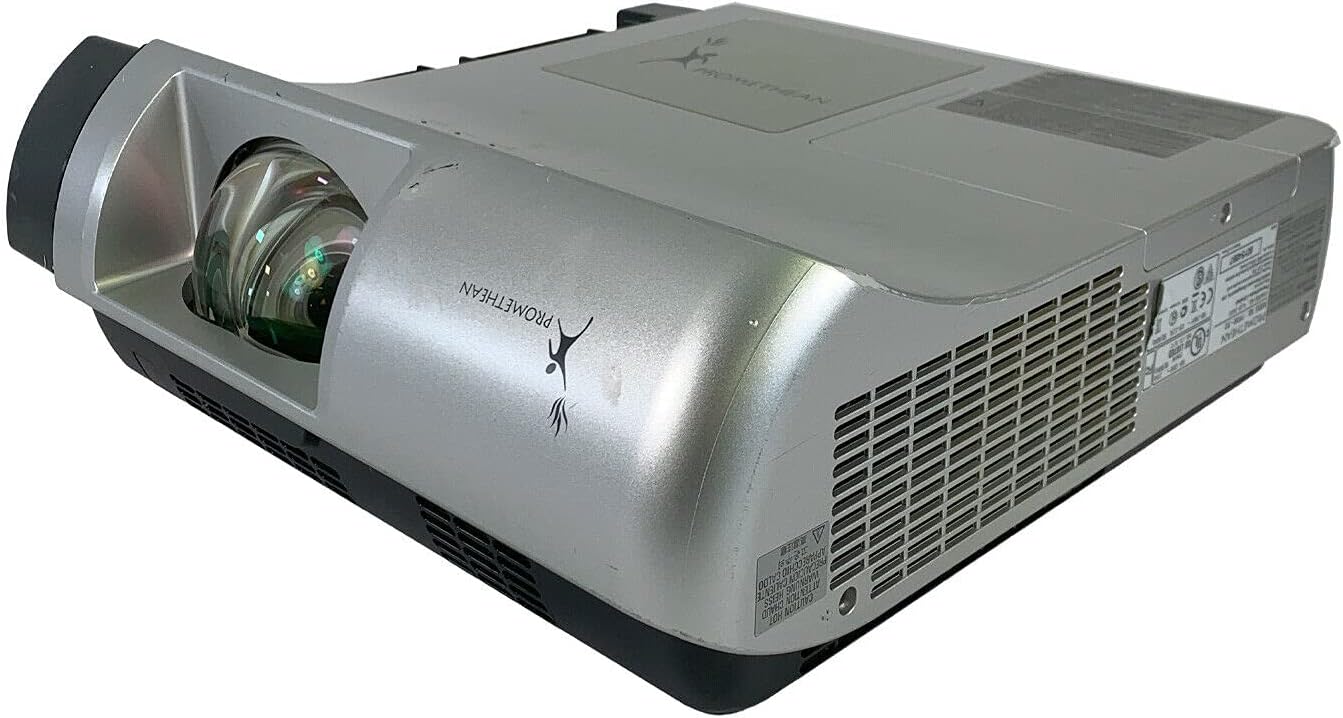 Promethean PRM-30 Projector Front and Side View