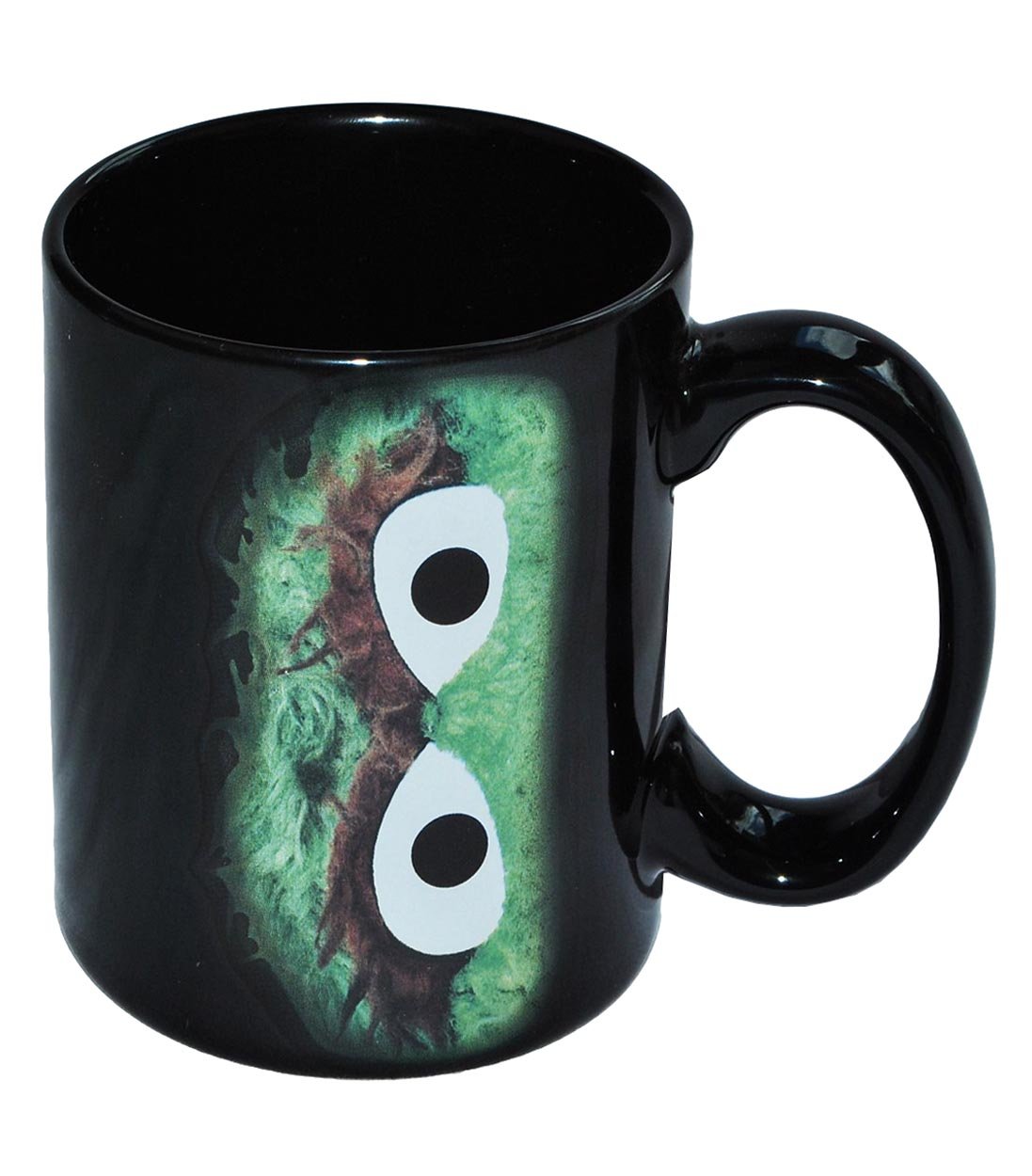 Tazza In Ceramica Sesame Street Con Oscar Il Brontolone E Bidone - Personalizzabile Con Nome, Lavabile In Microonde E Lavastoviglie