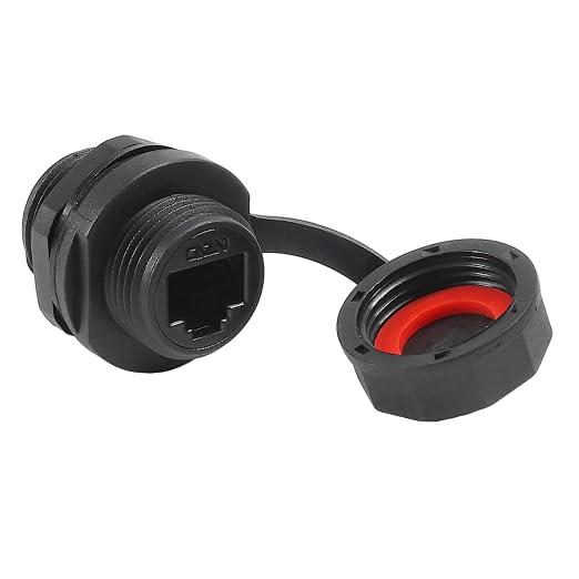 Conector RJ45 Blindado Panel CAT6A DORHEA 2 piezas miniatura 6