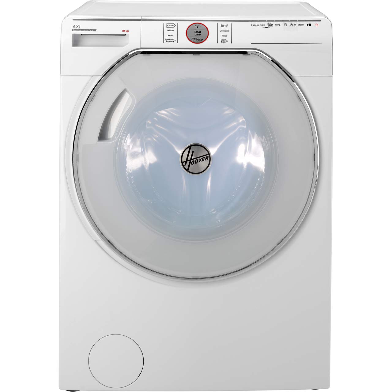 Hoover AXI AWMPD69LHO7 Freestanding Washing Machine, WiFi Connected, 9kg Load, 1600rpm, White [Energy Class A+++]