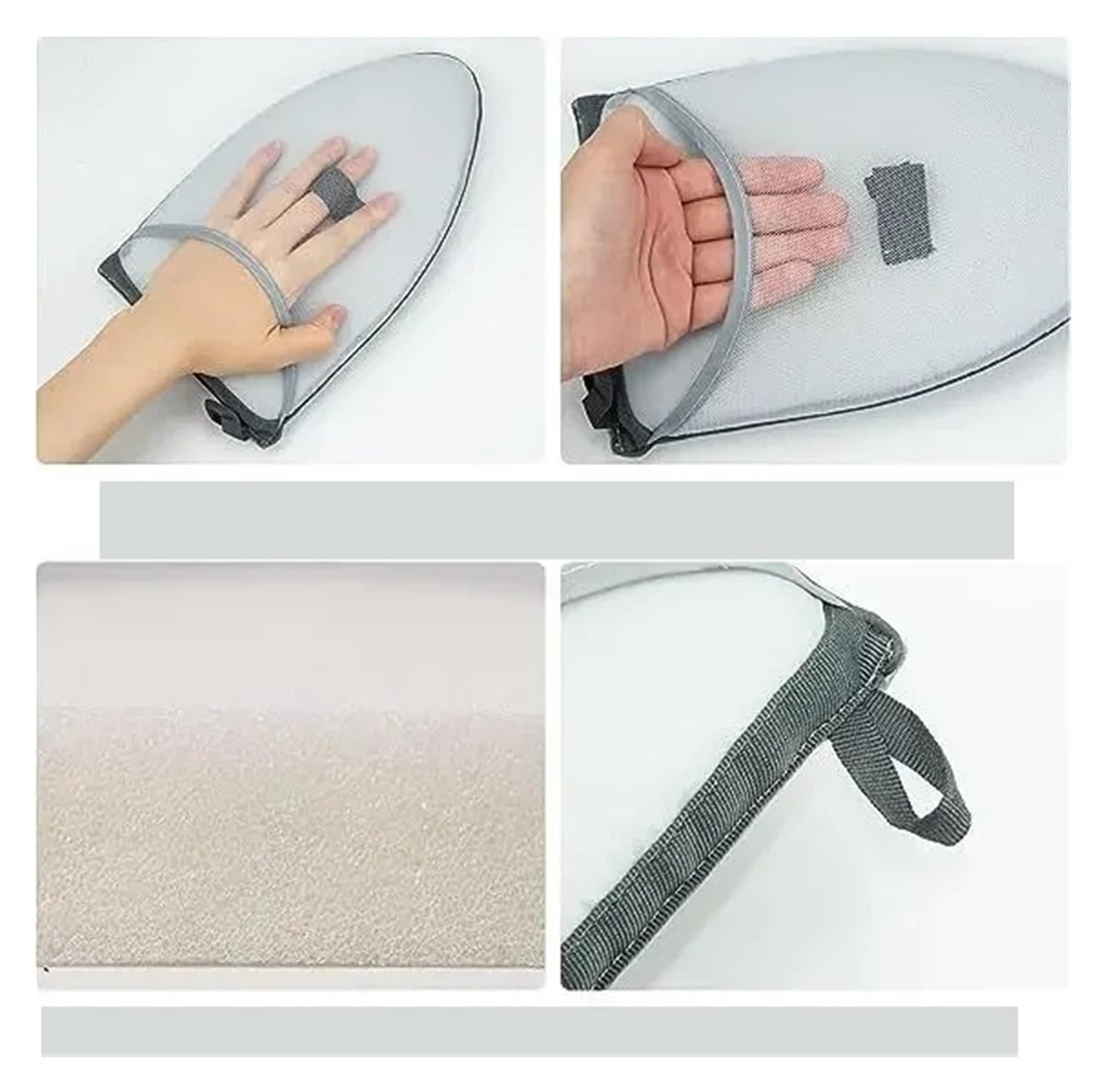 Kleidungsdampfer Bügelhandschuhe Isolierte Handschuhe mit Handbügelbrett Home Garment Steamer Wasserdichter Anti-Dampf-Handschuh Tragbarer Mini-Bügeleisenhalter für Kleidung Hemden Bügeln(Mix-10PCS)