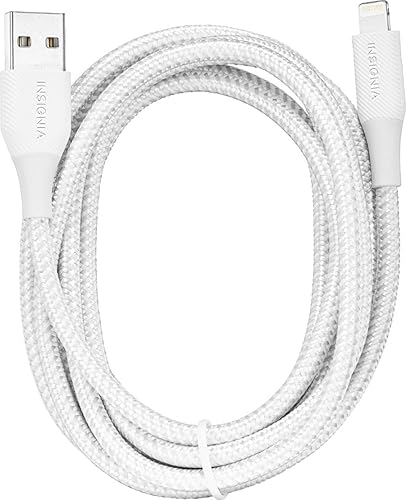 Miniatura 3 de INSIGNIA Cable Lightning de cargasincronización para iPhone, iPad, iPod (6 pies, gris luna)