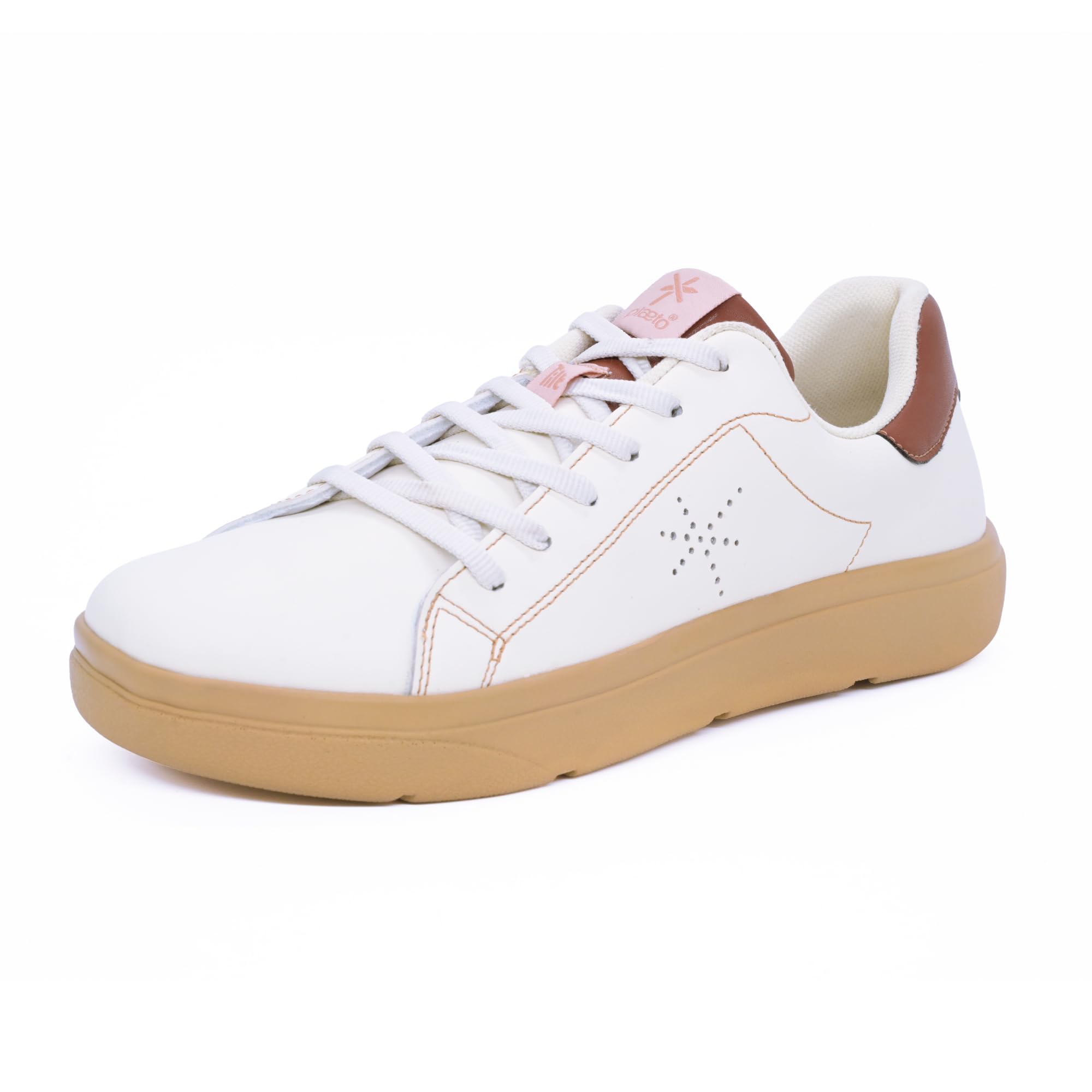 Plaeto Classic 929 Sneakers for Men | Comfortable Stylish Shoes | Tilt Lacing | Relaxed Toe Room | Chevron Outsole | Ver
