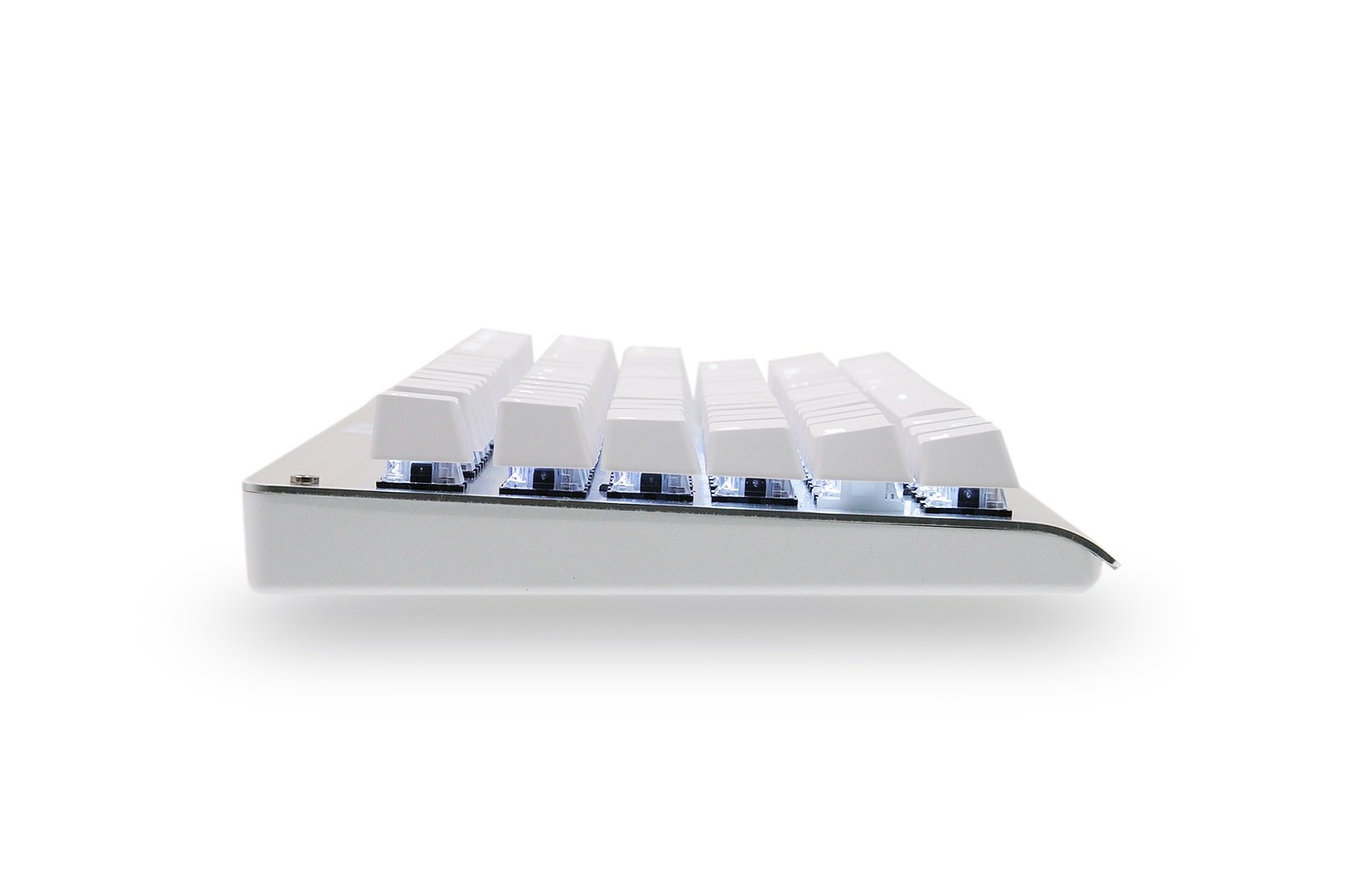MechanicalEagle Z-77 White Backlit Mechanical Keyboard Tenkeyless