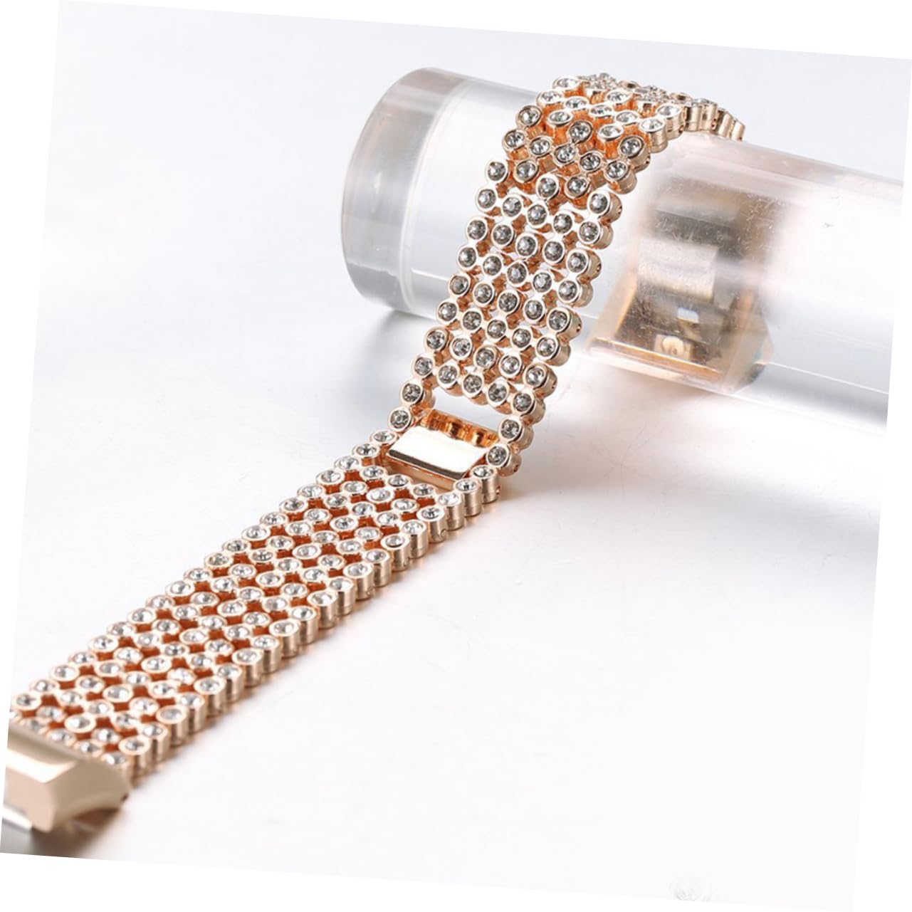 PartyKindom 3 Uds Pulsera De Acero Inoxidable Carga Ajustable 2 Pulsera Correa De Reloj Para 2 Reemplazo De Metal