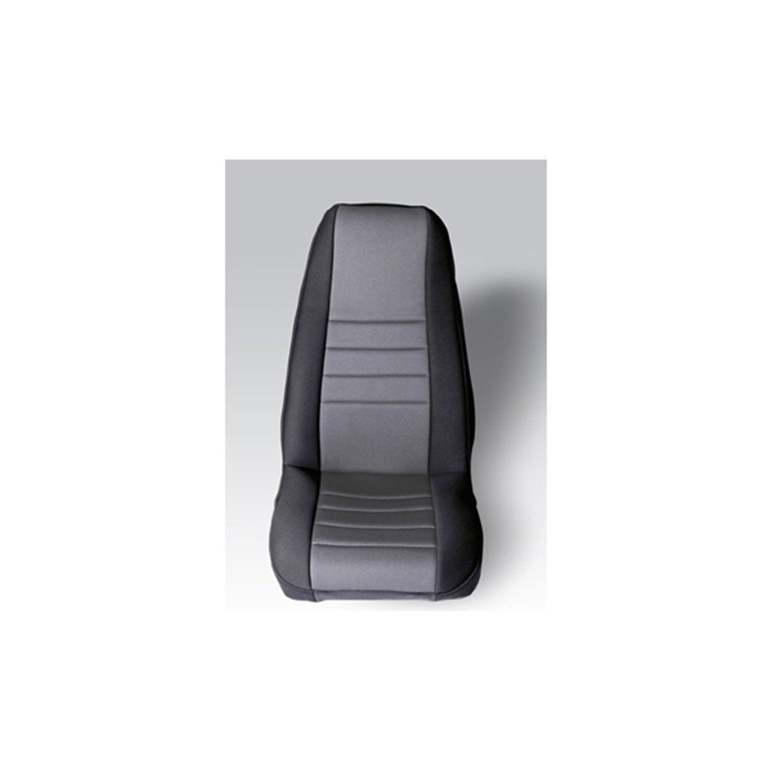 Rugged Ridge | Seat Cover Kit, Front, Neoprene, Gray | 13212.09 | Fits 1976-1990 Jeep CJ & Wrangler YJ