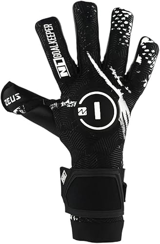 Miniatura 7 de N1 Goalkeeper gloves Zeus UGT+. Guantes de fútbol ultraligeros con corte híbrido roll-negativo y látex alemán UGT+ Palm. Guantes de portero de