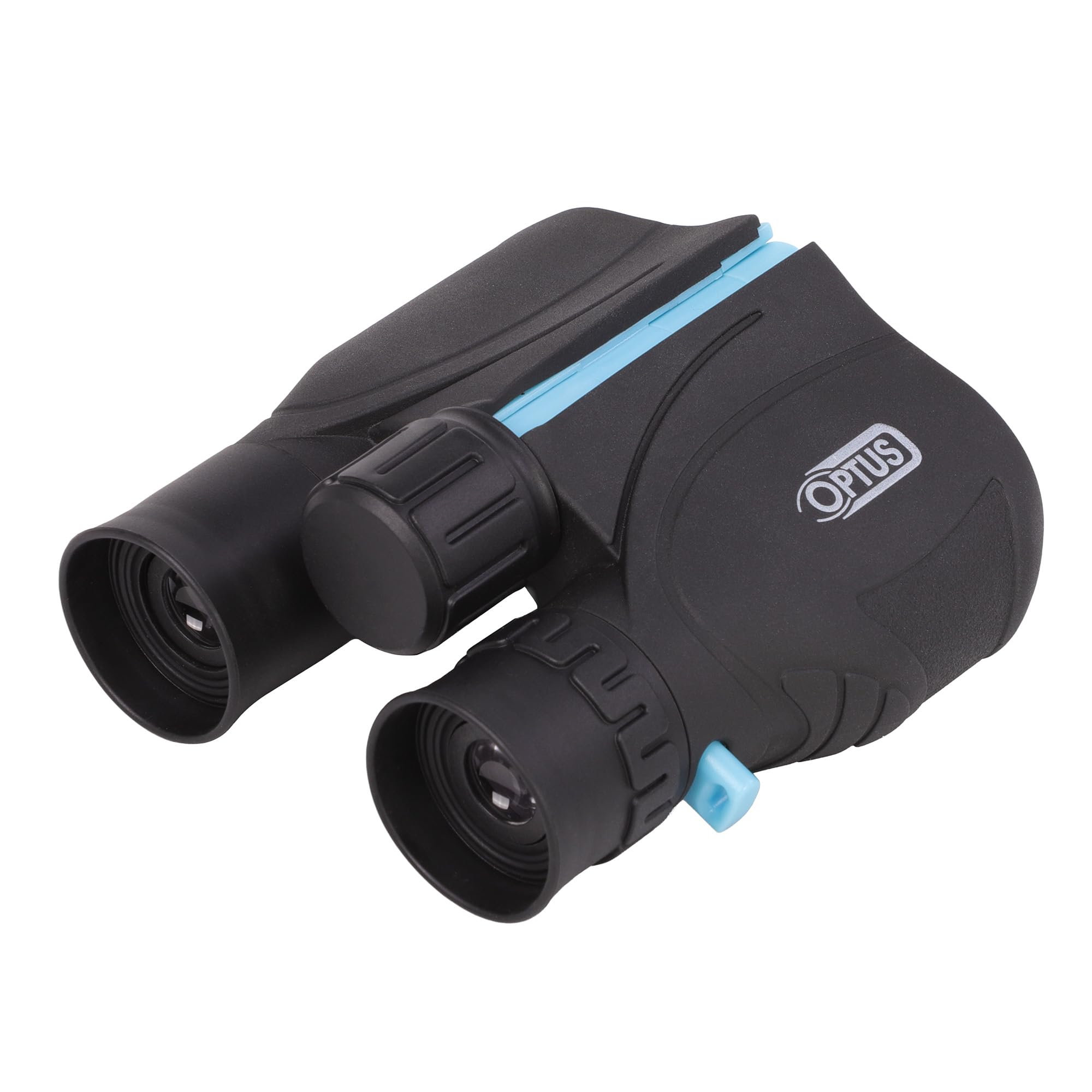 Optus Binocolo per bambini 8x21, struttura robusta, regolazione diottrica, conchiglie oculari ripiegabili per occhiali, messa a fuoco centrale