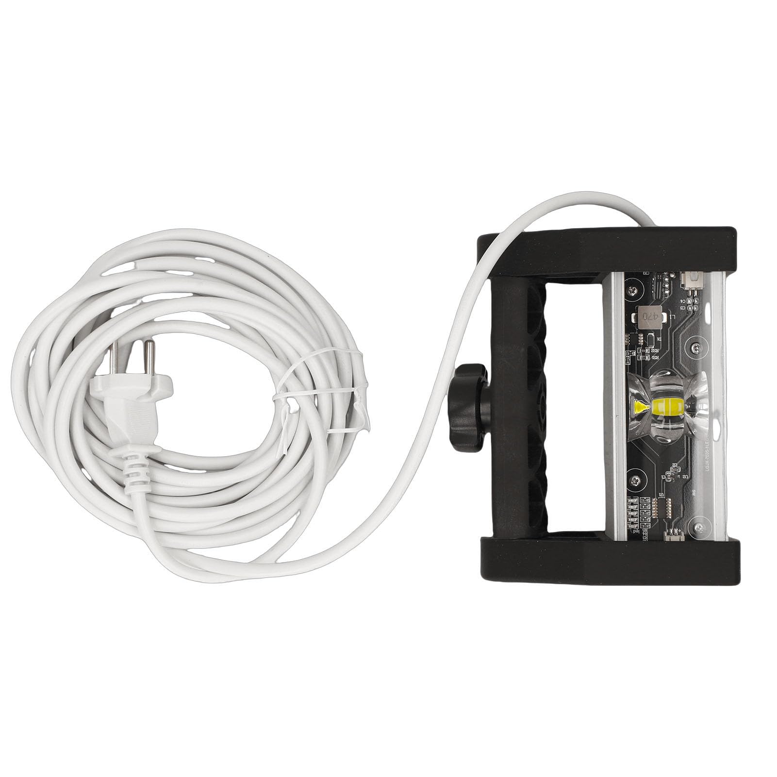 Lámpara LED de Inspección de Pintura 15W 1500lm | Luz de Pulido Portátil de Gran Angular de 120° con Rodamiento de Silicona para Piso de Techo de Pared (ABS+gel de sílice)