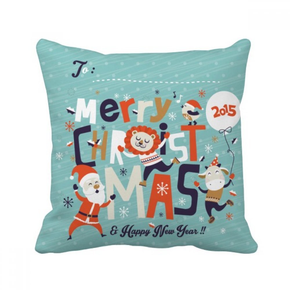 Coussin arbre de Noël abstrait multicolore 40x40 cm pour raviver un canapé terne