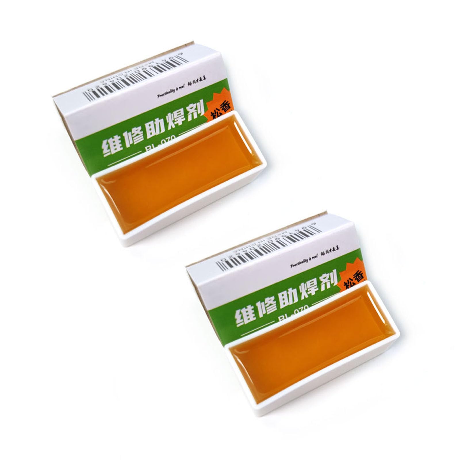 Hgenahgtf 2Pcs Purity Rosin Flux For Soldering Easy Melting In Repair Operations Ensuring Smooth Welding Process For Electronics Maintenance Anti Oxidation Solder Flux