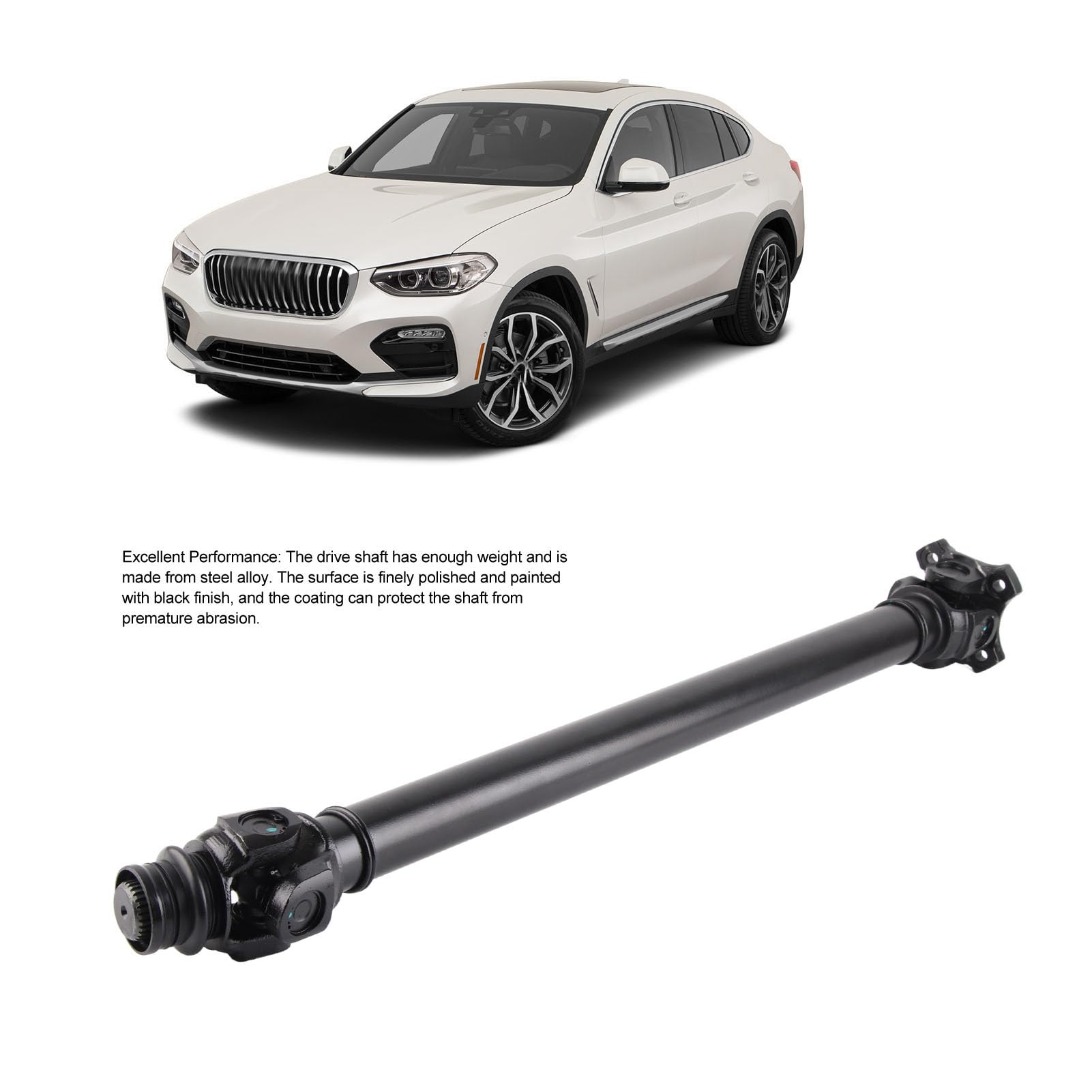 Amazon.com: XTevu Front Driveshaft Assembly Heavy Duty Prop Shaft  