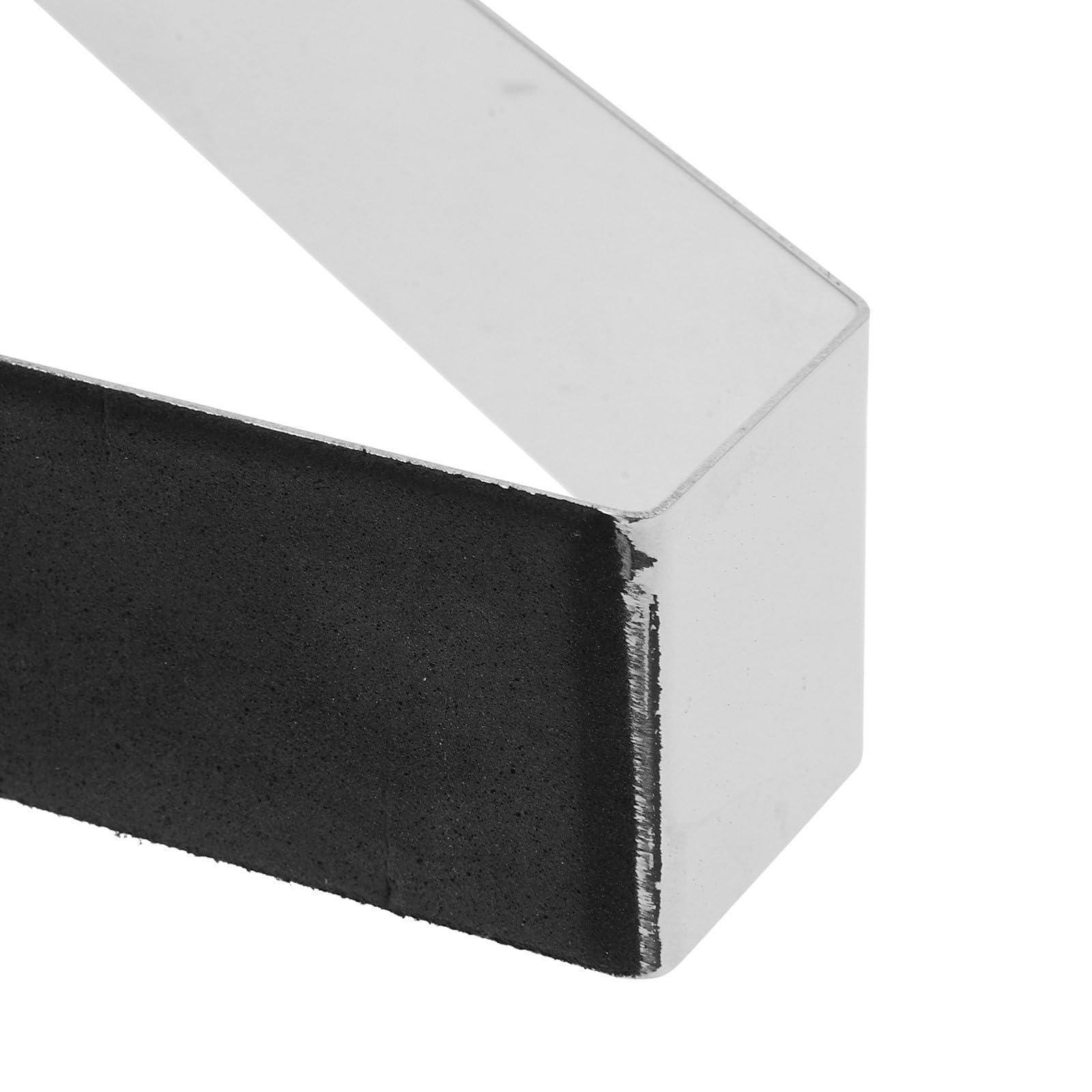 4 Pezzi Espositore Scarpe Rialzato in Acciaio Inox