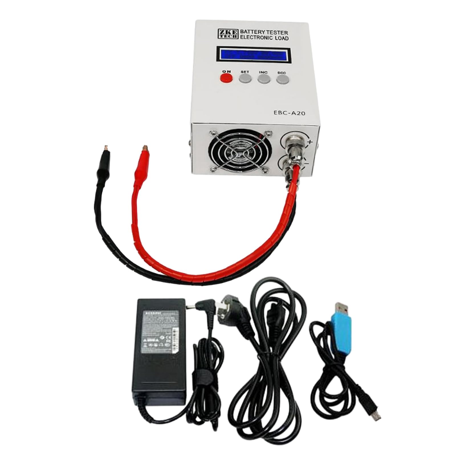 Tester di capacità della batteria EBC-A20 multifunzione con carica elettronica, tester di capacità, tester di capacità, tester di capacità, tester al litio per tester di circuiti