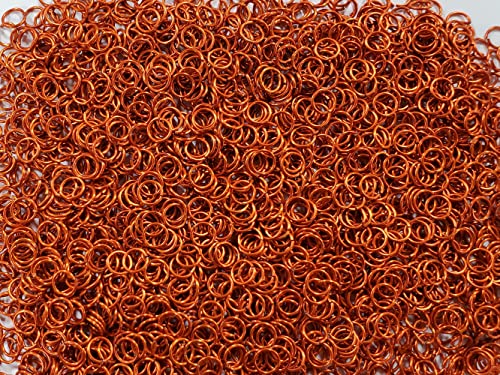 Chainmail Joe aluminum jump rings 1/2 lb 18G 9/32" ID