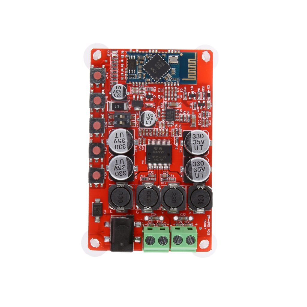 TDA7492P 50W+50W Bluetooth 4.0 Wireless Audio Receiver Digital Amplifier Board TDA7492P 50W+50W Bluetooth 4.0 Wireless Audio Receiver Digital Amplifier Board